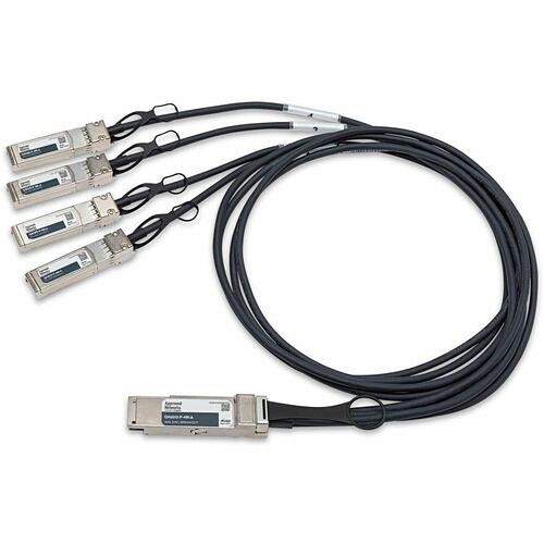 C2g AN-Q40S10-P-4M Cables Approved Networks 40gbase, Qsfp+ To 4x Sfp+ Passive Copper Cable Assembly - 13.12 Ft Qsfp+/sfp+ Netw Anq40s10p4m 