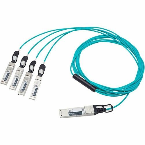 C2g EN-AOC-Q4S28-15M-A Cables Approved Networks 100g Qsfp28 Aoc Cable (qsfp28 To 4 X Sfp28) Breakout - 49.21 Ft Fiber Optic Networ Enaocq4s2815ma 