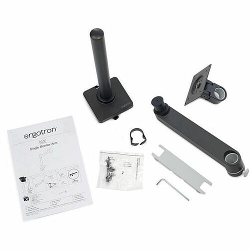 Ergotron 45-669-224 Mounting Kits Ergotron Mounting Arm For Monitor - Black (45-669-224) 45669224 698833089530