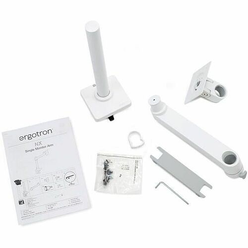 Ergotron 45-669-216 Mounting Kits Ergotron Mounting Arm For Monitor - White (45-669-216) 45669216 698833089530