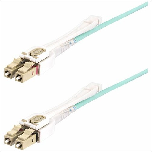 Startech 450FBLCLC8PP Cables Startech.com 8m (26.2ft) Lc (upc) Om4 Multimode Fiber Optic Cable W/push Pull Tabs, 50/125andmicro;m,  065030900799