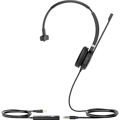 Yealink 1308061 Headsets/Earsets Yealink Uh36 Headset - Mono - Mini-phone (3.5mm), Usb Type A, Usb Type C - Wired - 32 Ohm - 20 Hz -  841885106902