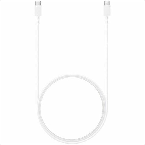 Samsung EP-DX310JWEGUS Cables Samsung 1.8m Cable 3a, White - 5.91 Ft Usb-c Data Transfer Cable For Charger, Smartphone - First End Epdx310jwegus 887276627052