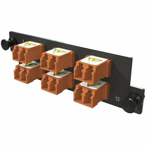 C2g HDFP-LCD12YC-J Patch Panels Ortronics Infinium Fiber Panel - 12 Port(s) - 6 X Duplex - Optical Fiber - Brown - Wall Plate, Rack- Hdfplcd12ycj 662875030225