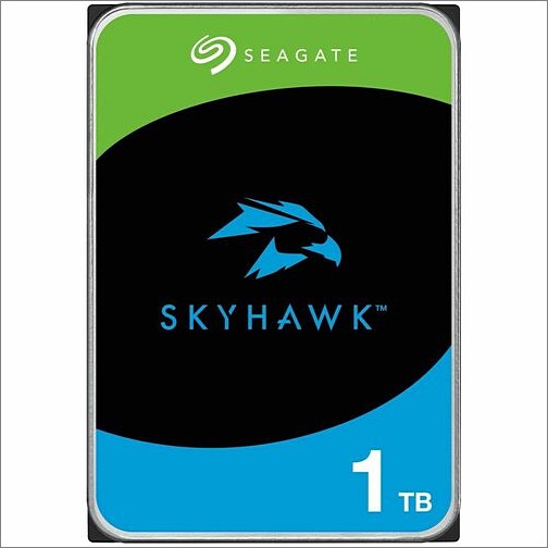 Seagate ST1000VX013-25PK Hard Drives Seagate Skyhawk 1 Tb Hard Drive - 3.5" Internal - Sata - Video Surveillance System Device Supported  St1000vx01325pk 8719706028226