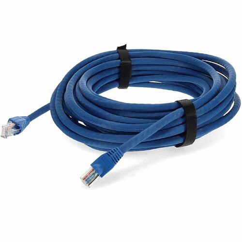 Addon ADD-33FCAT6A-BE Cables Addon 33ft Blue Cat 6a Pvc Ethernet Cable Snagless Bubble Boot Rj-45 M/m - 33 Ft Category 6a Network Add33fcat6abe 195285439987