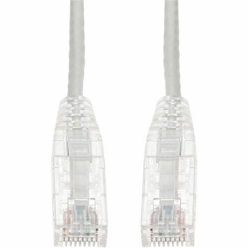 Addon ADD-25FSLCAT6A-WE Cables Addon 25ft White Cat 6a Slim Pvc Ethernet Cable Snagless Clear-claw Rj-45 M/m - 25 Ft Category 6a Ne Add25fslcat6awe 195285514592
