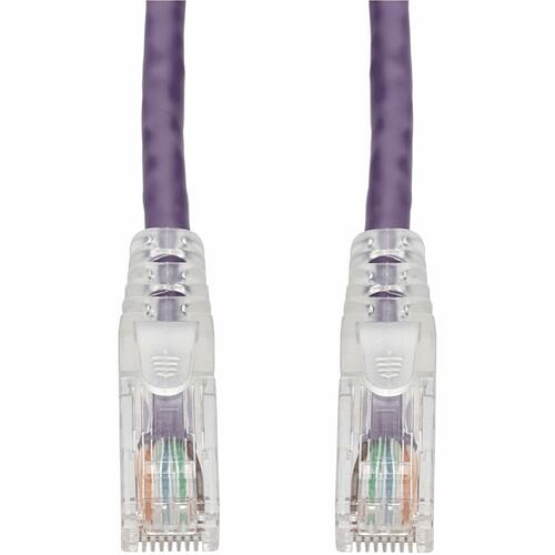 Addon ADD-25FCAT6-PE-TAA Cables Addon 25ft Purple Cat 6 Pvc Ethernet Cable Snagless Easy Clear Boot Taa Rj-45 M/m - 25 Ft Category 6 Add25fcat6petaa 195285689054