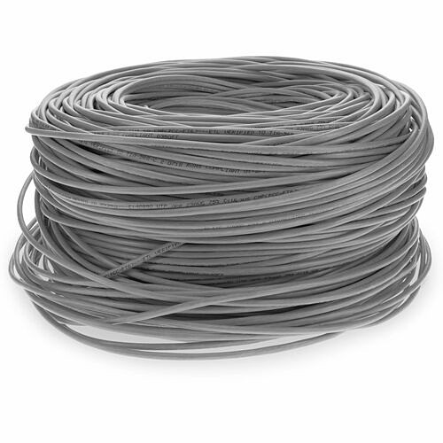 Addon ADD-CAT6BULK1KSP-GY Cables Addon 1000ft Non-terminated Gray Cat6 Stp Plenum Rated Copper Patch Cable - 1000 Ft Category 6 Netwo Addcat6bulk1kspgy 195285000064