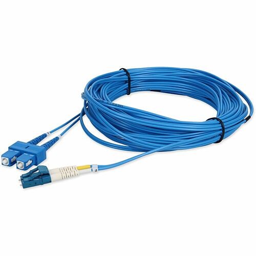Addon ADD-SC-LC-15M9SMF-BE Cables Addon 15m Sc To Lc Blue Os2 Duplex Ofnr (riser-rated) Taa Smf Fiber Patch Cable - 49.22 Ft Fiber Opt Addsclc15m9smfbe 195285523129