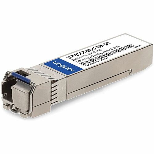 Addon SFP-25GB-BX-U-MX-AO Switch Modules Addon Sfp28 Module - For Optical Network, Data Networking - 1 X Lc 25gbase-bx Network - Optical Fibe Sfp25gbbxumxao 195285780782