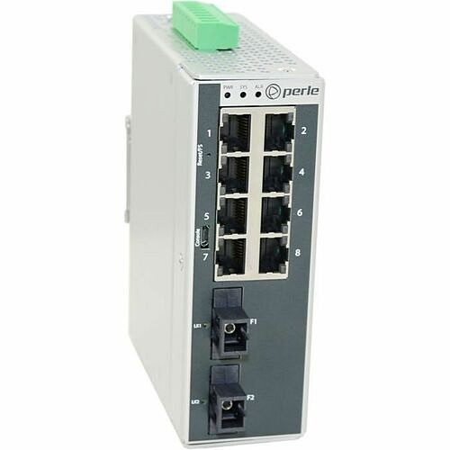 Perle Systems 07017520 Switches & Bridges Perle Ids-710-c2ms05d Ethernet Switch - 8 Ports - Manageable - Gigabit Ethernet - 10/100/1000base-t, 679202175207