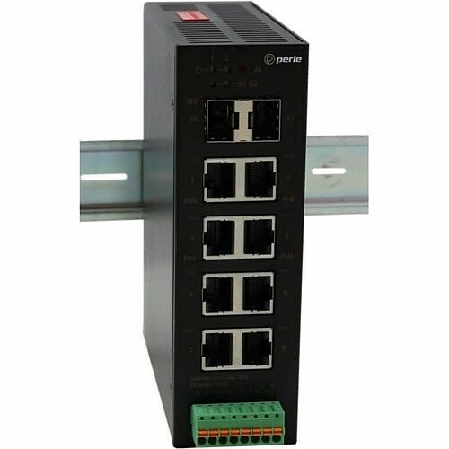 Perle Systems 07017850 Switches & Bridges Perle 10-port Industrial Gigabit Poe Switch - 8 Ports - Gigabit Ethernet - 10/100/1000base-tx, 1000b 679202178505