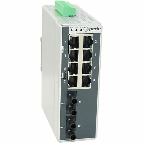 Perle Systems 07017640 Switches & Bridges Perle Ids-710ct Managed Industrial Ethernet Switches - 8 Ports - Manageable - Gigabit Ethernet - 10/ 679202176402