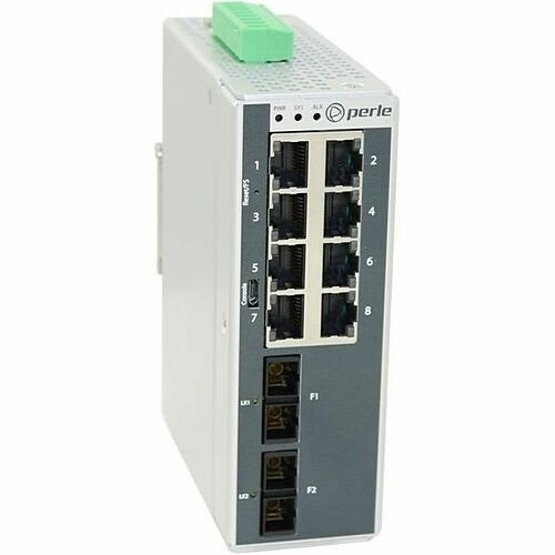 Perle Systems 07017570 Switches & Bridges Perle Ids-710-c2md2 Ethernet Switch - 8 Ports - Manageable - Gigabit Ethernet - 10/100/1000base-t, 1 679202175702
