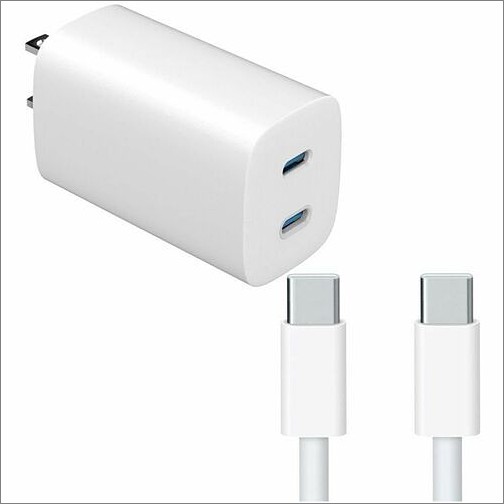 4xem 4X45WCHRGKIT10W Miscellaneous Kits Laptop Charger With 45w Gan     Power  - Charger And 10ft Usb C Cable White (4x45wchrgkit10w) 841567004564