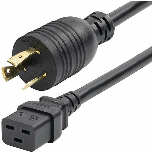 Startech ZA16-2600-POWER-CORD Power Cords Startech.com 6ft (1.8m) Heavy Duty Power Cord, Twist-lock Nema L6-20p To Iec 60320 C19, 20a 250v, 12 Za162600powercord 065030901499
