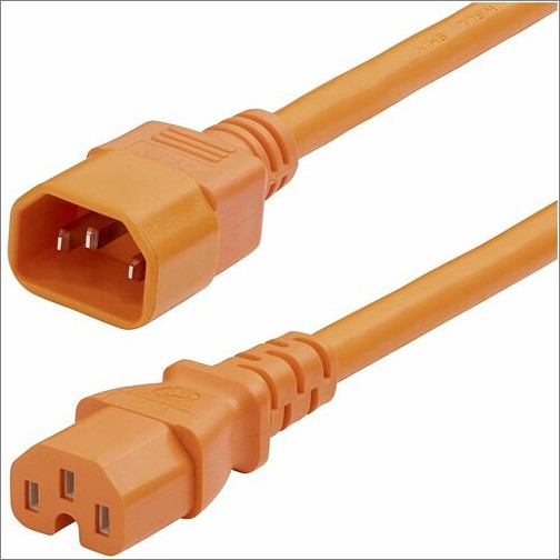 Startech 8915-460Q-POWER-CORD Power Cords Startech.com 6ft (1.8m) Heavy Duty Pdu Power Cord, Iec 60320 C14 To C15, 15a 250v, 14awg, Orange Pow 8915460qpowercord 065030901369
