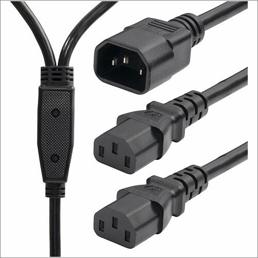 Startech 8723-8600-POWER-CORD Power Cords Startech.com 6ft (1.8m) Power Cord Splitter, Iec 60320 C14 To 2x C13 Ac Power Cable, 10a 250v, 18awg 87238600powercord 065030901390