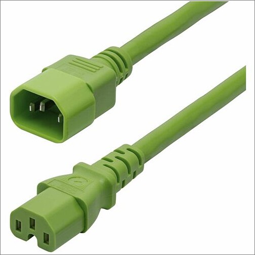Startech 8915-4606-POWER-CORD Power Cords Startech.com 6ft (1.8m) Heavy Duty Pdu Power Cord, Iec 60320 C14 To C15, 15a 250v, 14awg, Green Powe 89154606powercord 065030901444