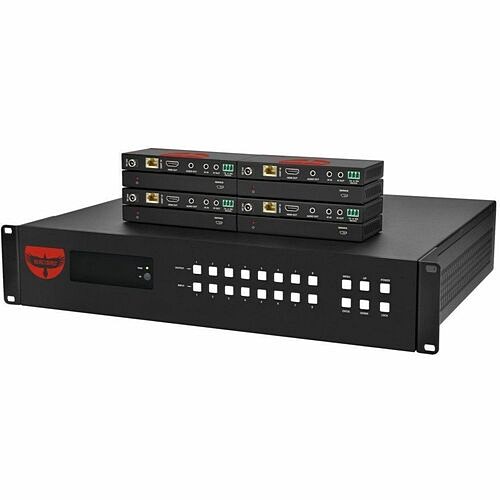 Monoprice 44568 VGA Switchboxes Monoprice Blackbird Pro Video Switchbox - 3840 X 2160 - 4k, 2k - 2160p8 X 8 - Display, Tv, Notebook, 889028190364