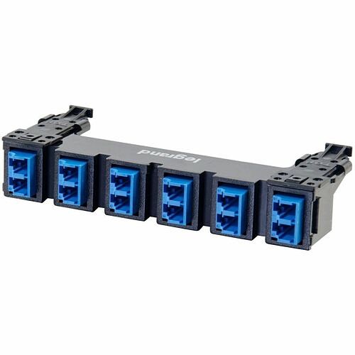 C2g HD6FM-FLC2CA-00 Patch Panels Ortronics Hdj Series 6 Lc Duplex To Lc Duplex Fiber Adapter Panel, 12-fiber Os2 - Blue - 12 Port(s)  Hd6fmflc2ca00 662875011705