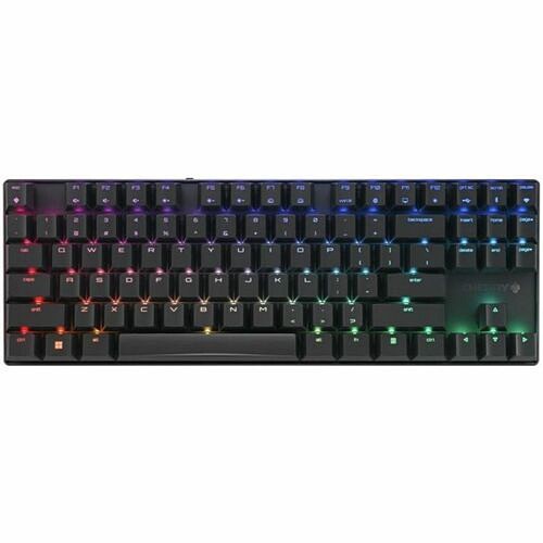 Cherry G80-3874LXAUS-2 Keyboards & Keypads Cherry Mx 3.0s Wired Rgb Keyboard, Mx Brown Switch, For Office And Gaming, Black - Removeable Cable, G803874lxaus2 840183606282