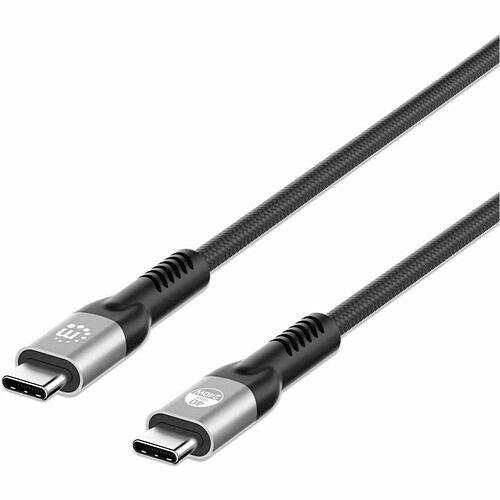Manhattan 356374 Cables Manhattan Usb4 Type-c 40 Gbps 8k Video And 240 W Epr Charging Cable / Pd 3. - 3.28 Ft Thunderbolt 4/ 766623356374