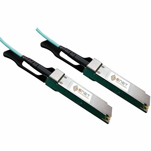 Enet Components MFS1S00-V100E-ENC Cables Nvidia Mellanox Mfs1s00-v100e Compatible Taa Compliant 200gbase-aoc Qsfp56 Active Optical Cable 850n Mfs1s00v100eenc 762047747859