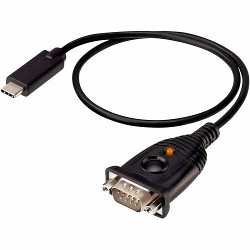 Aten UC232C Cables Aten Usb-c To Rs-232 Adapter (45 Cm) - 1.48 Ft Serial/usb-c Data Transfer Cable For Notebook, Pc, Mo 672792015755