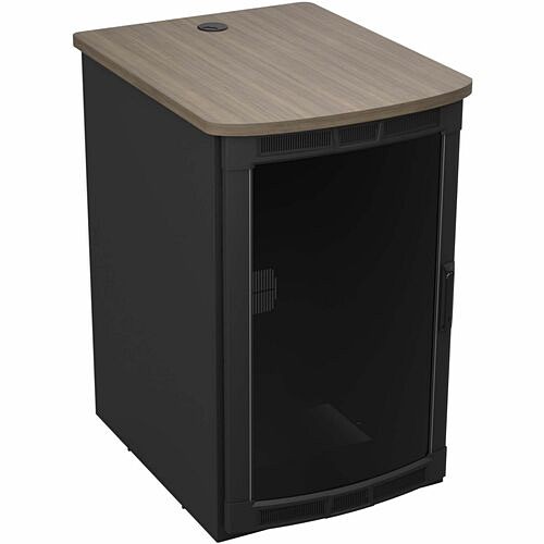 Middle Atlantic BGR-25SA32MDK-C8 Rack Equipment Middle Atlantic Rolling Presentation Rack With Studio Teak Top - For Monitor - 25u Rack Height29.40" Bgr25sa32mdkc8 656747402777