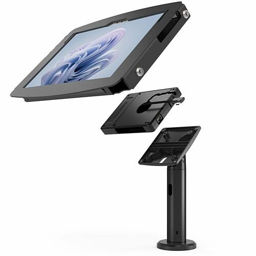 Maclocks TCDP01580SPSBH01 Stands & Cabinets Compulocks Surface Pro 8-9 Space Enclosure Tilting Stand 8" Plus Hub - Up To 13" Screen Support - Co 