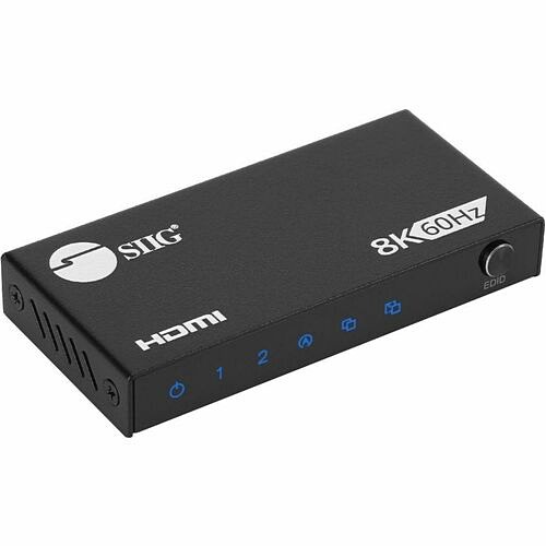 Siig CE-H27N11-S1 Signal Splitters/Amplifiers 1x2 8k60hz Hdmi Splitter With Vrr/allm - 40g - Edid Management - Down Scaler - 1x2 8k@60hz Hdmi Spli Ceh27n11s1 662774046051