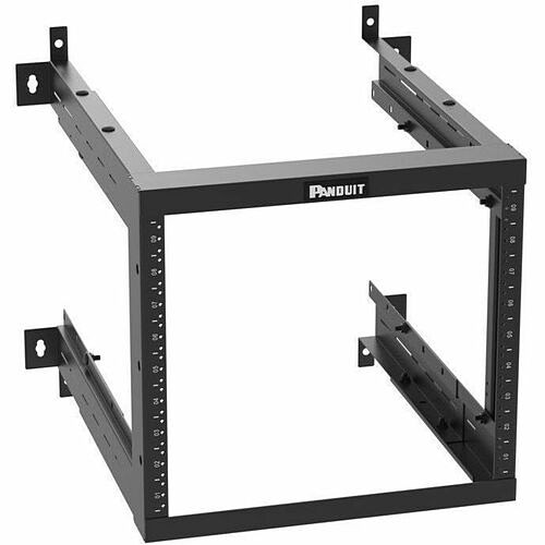Panduit AWMR9 Rack Equipment Panduit Adjustable Depth Wall Mount Rack, 9ru, Black - 9u Rack Height - Black (awmr9) 613056857520