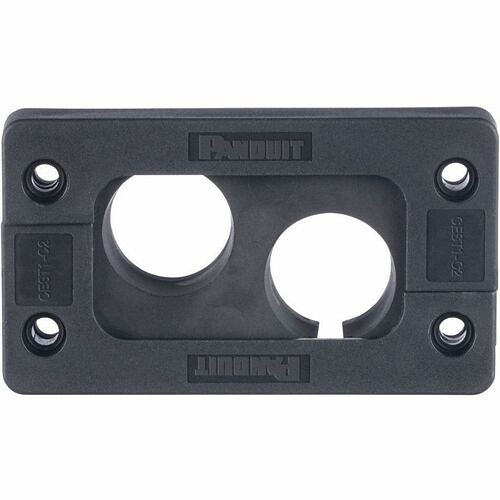 Panduit CEST1-C2 Cable Management Panduit Rectangular Cable Entry System Frame For Terminated Cables - Cable Entry System - Black - 3. Cest1c2 