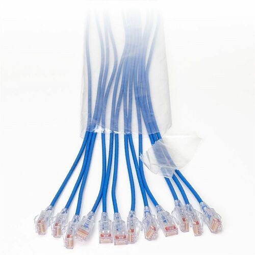 C2g EZFPR6A09Q24-06 Cables Ortronics Ez Patch Flat Pack Reduced Diameter Cat6a 9ft, 24 Pack, Blue - 9 Ft Category 6a Network Ca Ezfpr6a09q2406 662875008828