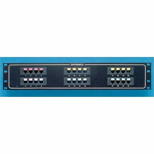 C2g 808004722 Patch Panels Ortronics Mod 8/telco Panel - 24-port Quad / 4 - 5 / F50 - 24 Port(s) - Black (808004722) 662875163817