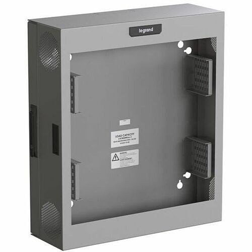 C2g CECWM4RUPL-M Rack Equipment Ortronics Compact Edge Cabinet, 4 Ru, Plexiglass Door - Magnesium - For Equipment, Equipment Rack, D Cecwm4ruplm 662875032502