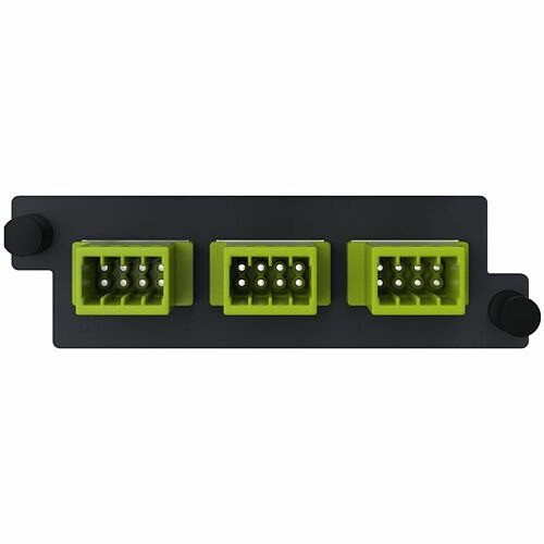 C2g HDFP-AME24QC Patch Panels Ortronics Infinium Acclaim, Fiber Conversion Adapter Panels, 24 Fiber, Lime Green - 24 Port(s) - Opt Hdfpame24qc 662875037408
