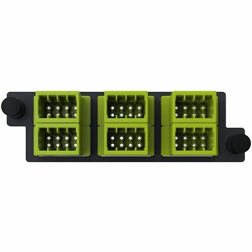 C2g HDFP-AME48QC Patch Panels Ortronics Infinium Acclaim, Fiber Conversion Adapter Panels, 48 Fiber, Lime Green - 48 Port(s) - Opt Hdfpame48qc 662875037330