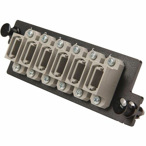 C2g HDFP-MPA72ED Patch Panels Ortronics Infinium Hdfp Mpo Adapter Panel, 6 Mpo, Gray - 6 Port(s) - 1u High - Optical Fiber - Gray  Hdfpmpa72ed 662875985525