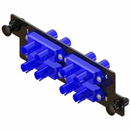 C2g HDFP-STD08AC Patch Panels Ortronics Infinium Hdfp Adapter Panel, 4 St Duplex Blue - 8 Port(s) - 4 X Duplex - Optical Fiber - B Hdfpstd08ac 662875029052