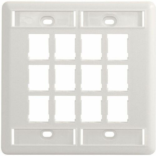 C2g 403HDJ212-99 Faceplates & Mounting Boxes Ortronics Faceplate - 12 X Total Number Of Socket(s) - Wall Mount - Ivory - 1 Each (403hdj212-99) 403hdj21299 662875029809
