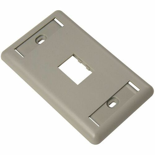 C2g 40300549-78 Faceplates & Mounting Boxes Ortronics Tracjack Faceplate, One-port (single Gang), Plastic - 1 X Total Number Of Socket(s) - 1-ga 4030054978 662875471820