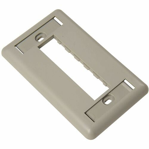 C2g 40300547-78 Faceplates & Mounting Boxes Ortronics Tracjack Faceplate, Three-port (single Gang), Plastic - 3 X Total Number Of Socket(s) - 1- 4030054778 662875471813