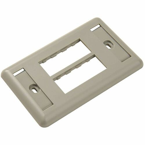 C2g 40300546-78 Faceplates & Mounting Boxes Ortronics Tracjack Faceplate, Four-port (single Gang), Plastic - 4 X Total Number Of Socket(s) - 1-g 4030054678 662875471806