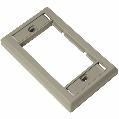 C2g 40300158-78 Faceplates & Mounting Boxes Ortronics Series Ii Faceplate, Low Profile (single Gang), .5" Deep - 1 X Socket(s) - 1-gang (4030015 4030015878 662875506737