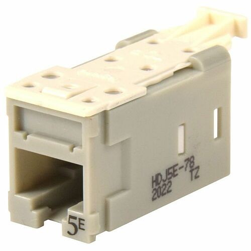 C2g HDJ5E-78 Cable Ends/Connectors Ortronics Clarity High Density Jack (hdj) Cat5e, T568a/b, Dark Gray - 1 Pack - 1 X Rj-45 Network - F Hdj5e78 662875253990