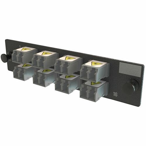 C2g OFP-LCD16YC-G Patch Panels Ortronics Q-series Keyed Ofp Adapter Panel 16 Fibers, Gray - 16 Port(s) - 8 X Duplex - Optical Fiber Ofplcd16ycg 662875030652