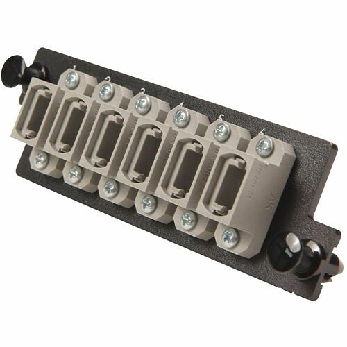 C2g OFP-MPA72ED Patch Panels Ortronics Q-series, Ofp Adapter Panel, 6 Mpo, Slate - 6 Port(s) - Optical Fiber - Slate, Gray - Rack Ofpmpa72ed 